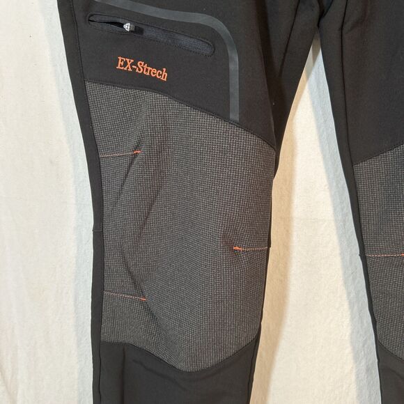 Postropaky Womens Outdoor Snow Ski Pants Zipper Bottom Leg 8 Short Black - Picture 5 of 9